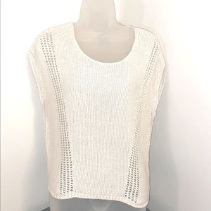 ✨ Guess top sweater sleeveless white